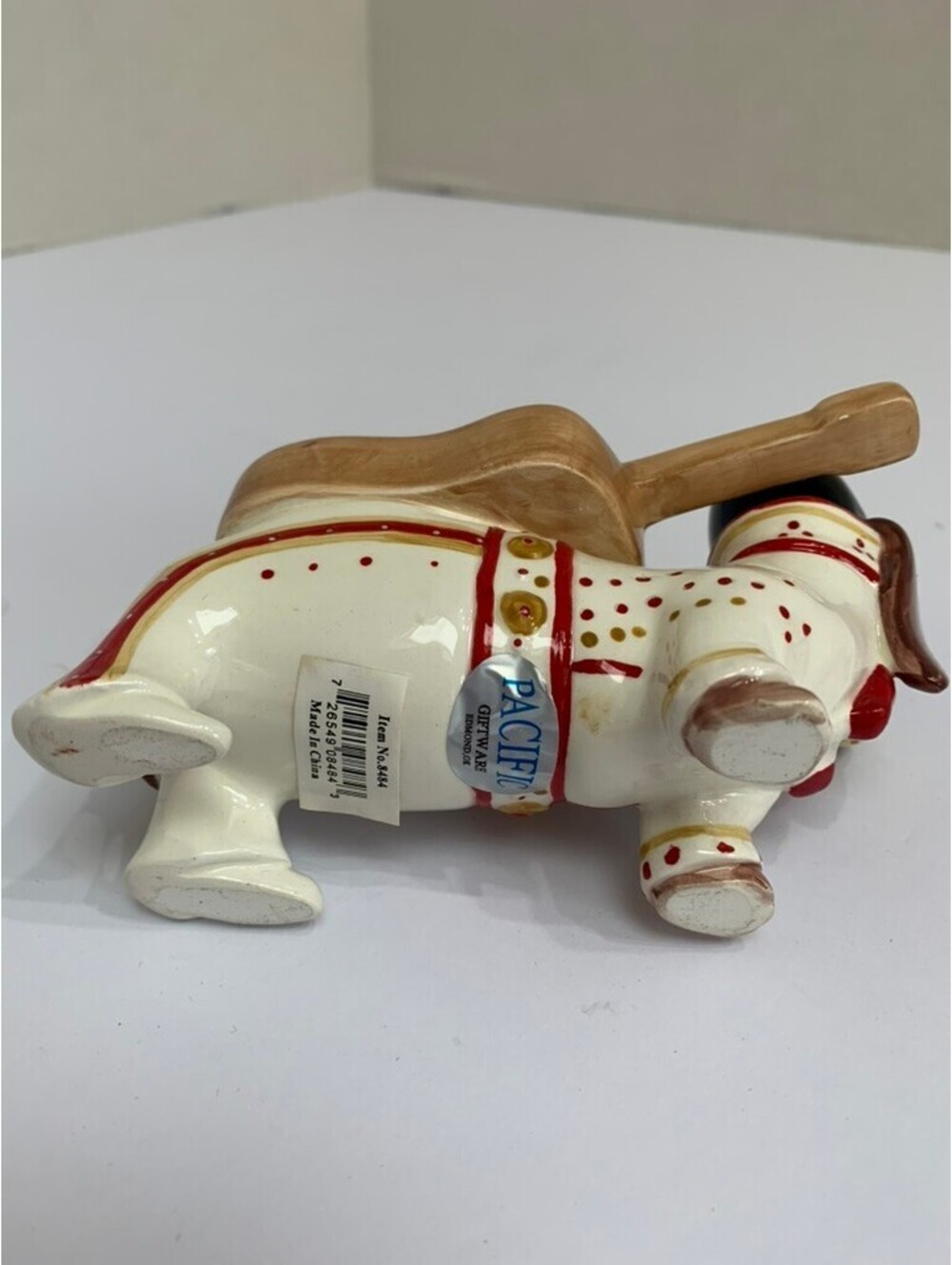 Elvis Presley Themed Basset Hound Tea Light Candle Holder Ceramic - Picture 4 of 6